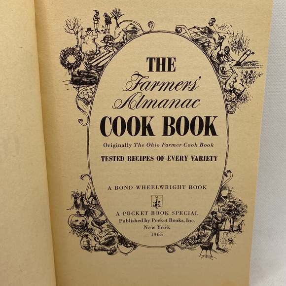 The Farmers’ Almanac Cook Book Vintage Softcover 1964 - Picture 3 of 13
